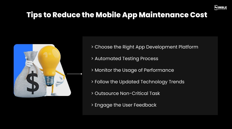 Tips to Reduce the Mobile App Maintenance Cost