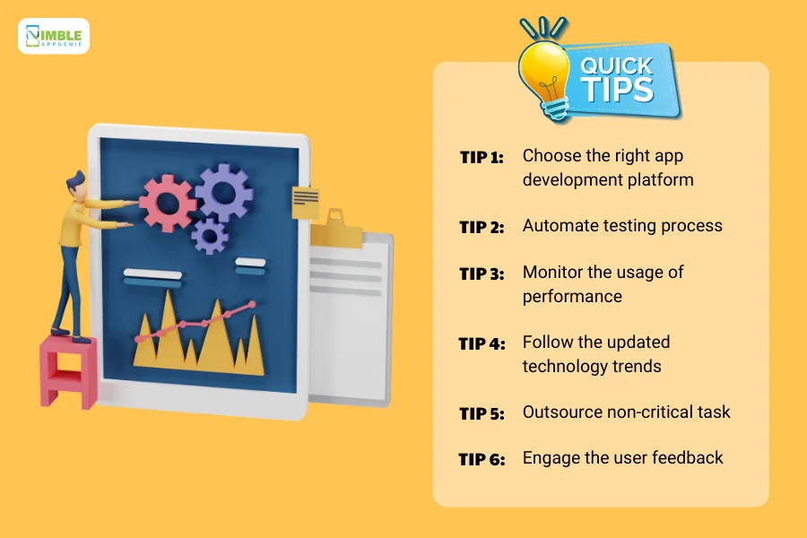 Tips to reduce the mobile app maintenance cost