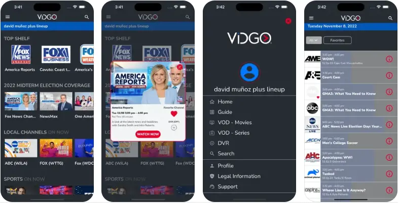  Vidgo soccer app 