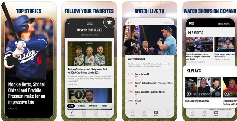 Fox Sports soccer App 