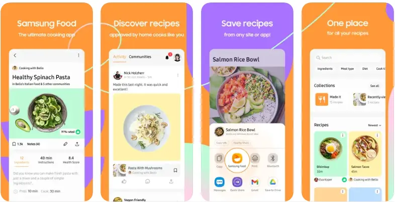  Samsung Food Meal Planning