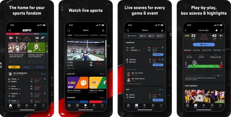 2. ESPN+ (ESPN) soccer streaming app