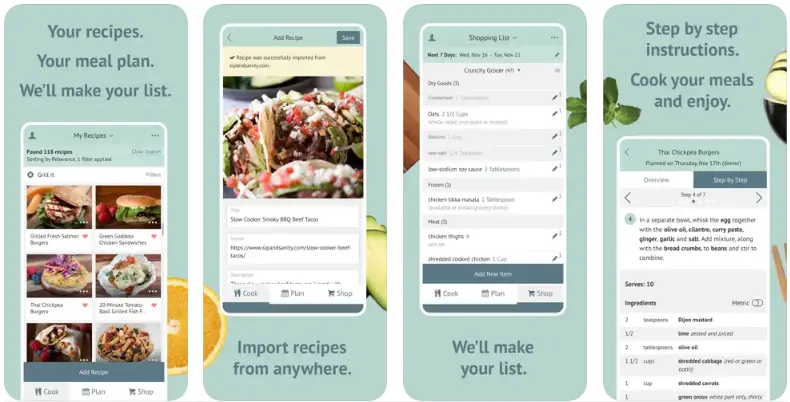 Plan to Eat Meal Planning Apps 