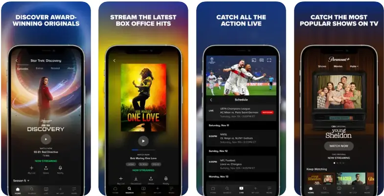 Paramount+ (Paramount) soccer app 