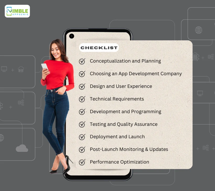 90 point checklist of mobile app development