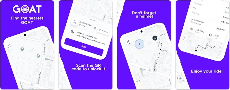 Goat eScooter App