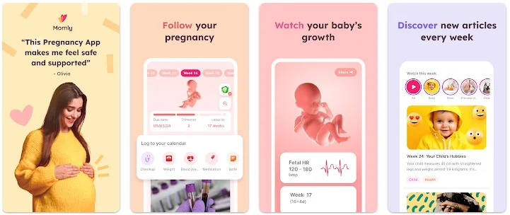 Momly - Pregnancy App & Tracker