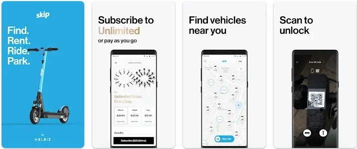 Skip eScooter App