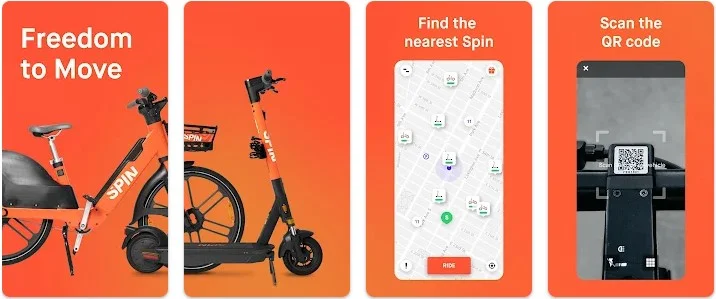 Spin eScooter App