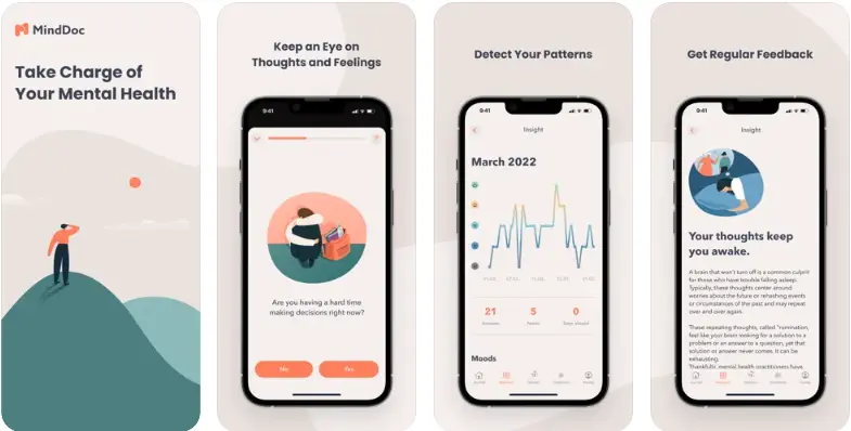 MindDoc Mental Health Support Apps Like Self-Care Apps