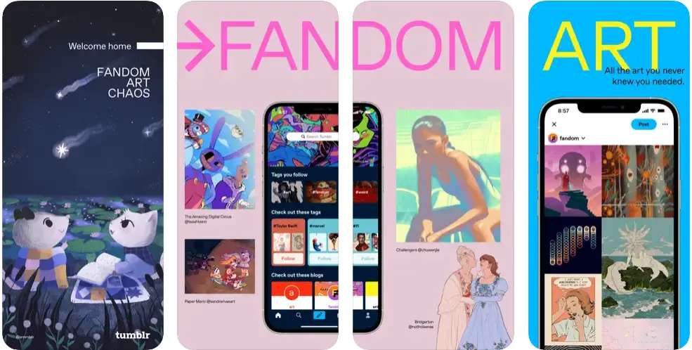 Tumblr social media platforms