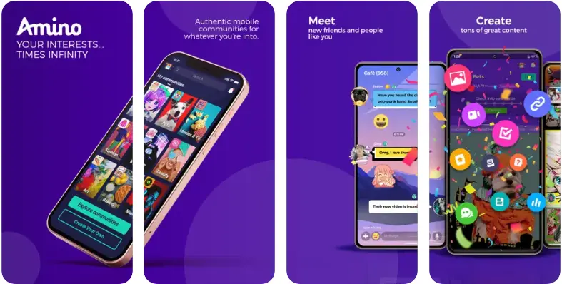 Amino Social Media Platforms