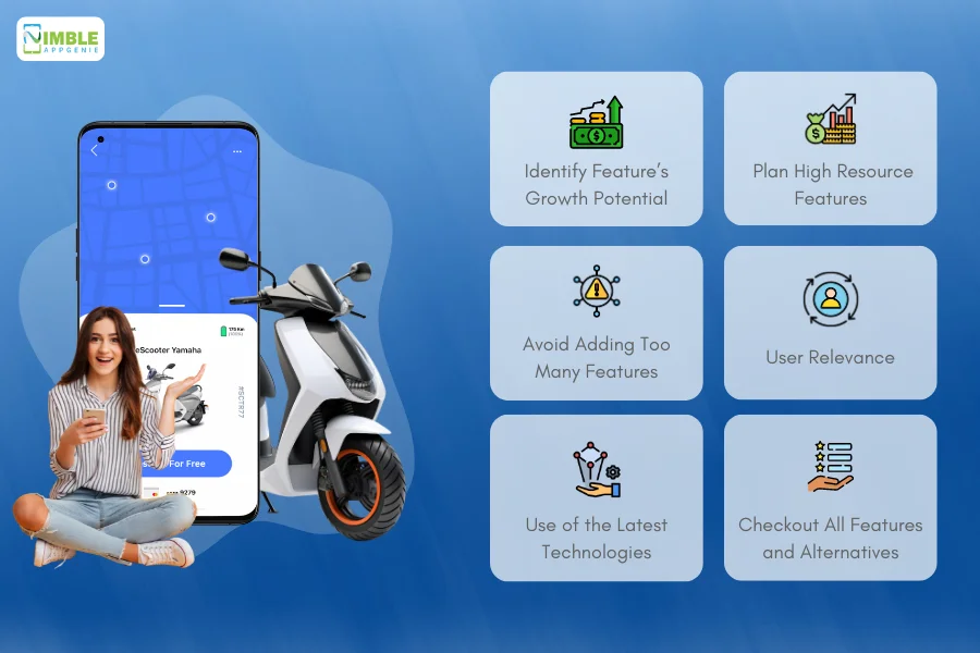 Tips to Select the Best e-Scooter App Features