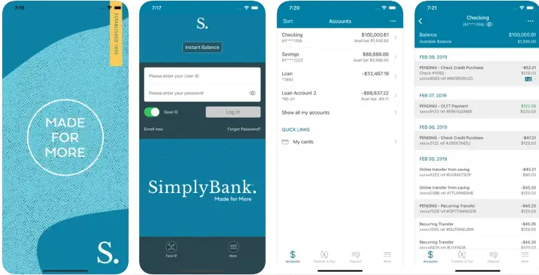 Simply Mobile Banking App