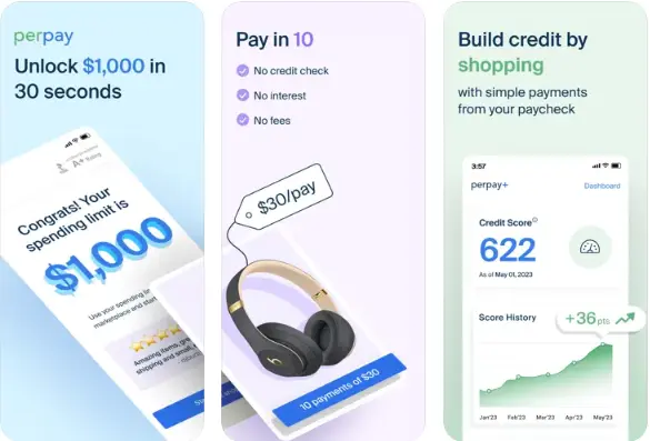 8. Perpay buy now pay later apps
