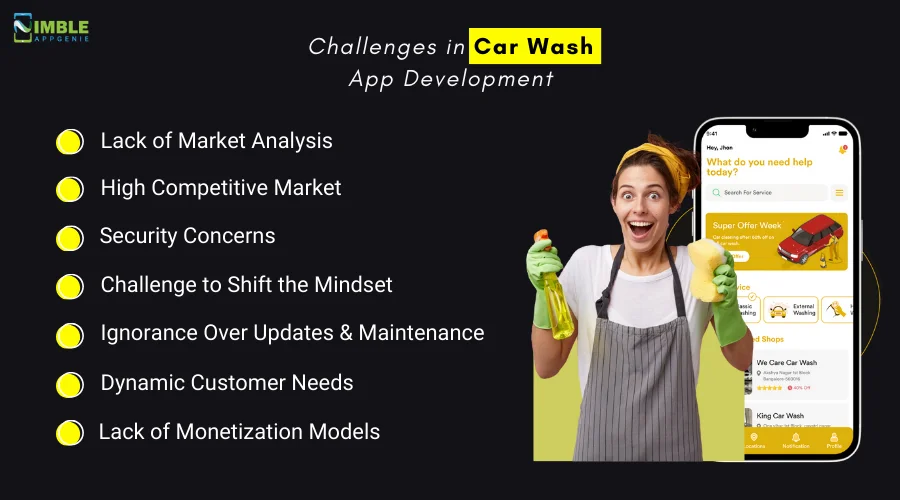 Challenges in Car Wash App Development
