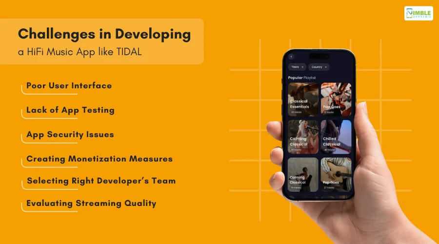 Challenges in Developing a HiFi Music App like TIDAL