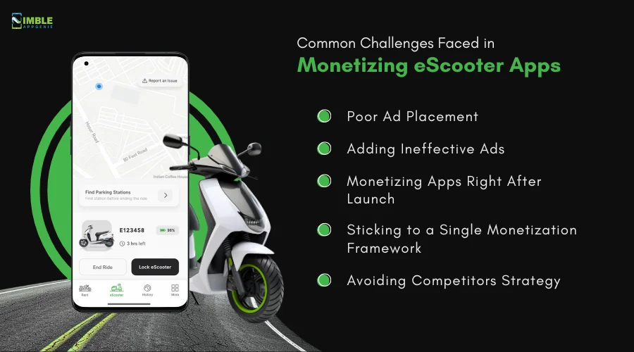 Common Challenges Faced in Monetizing eScooter Apps