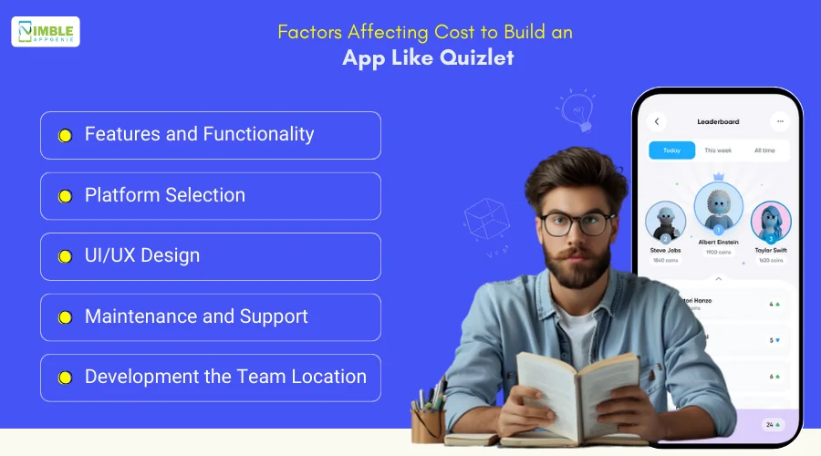Factors Affecting Cost to Build an App Like Quizlet