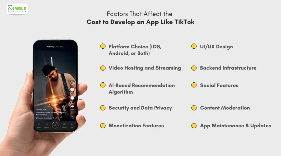Factors That Affect the Cost to Develop an App Like TikTok