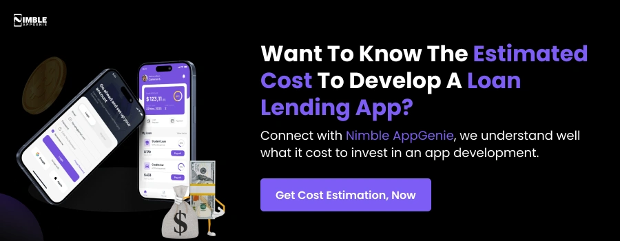 Cost to develop a loan lending app