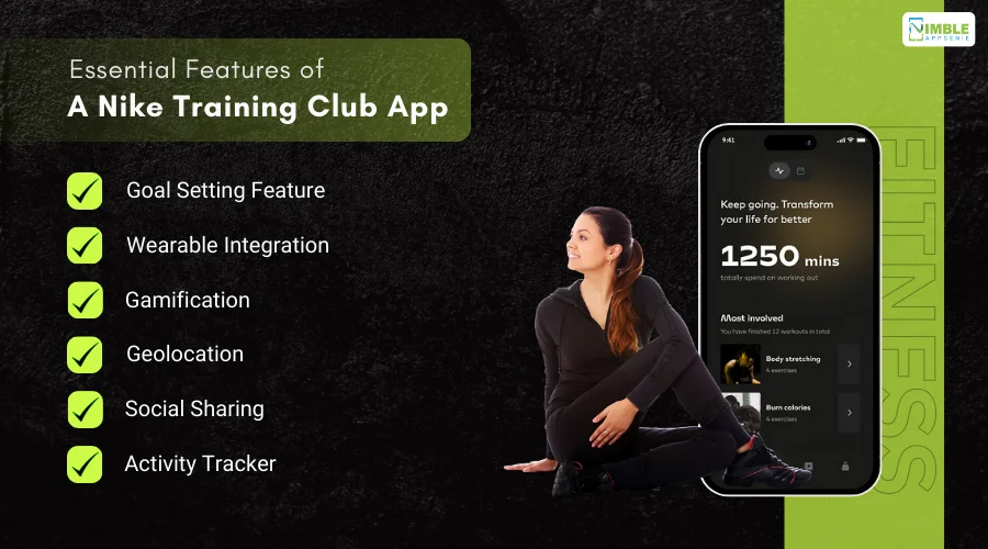 Essential Features of a Nike Training Club App