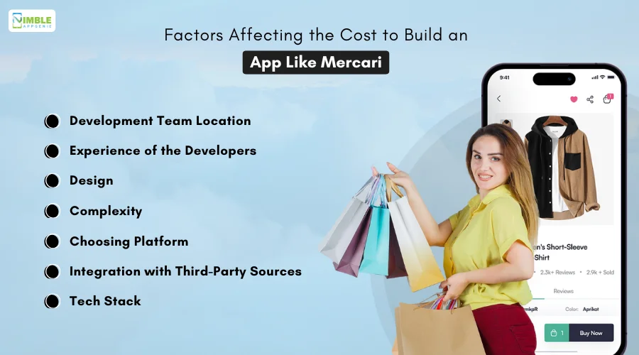 Factors Affecting the Cost to Build an App Like Mercari