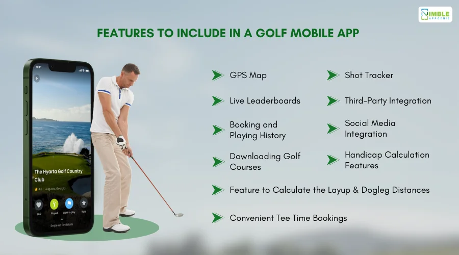 Features to Include in a Golf Mobile App