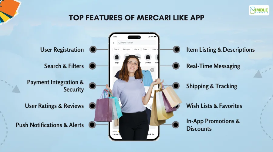 Top features of Mercari like App