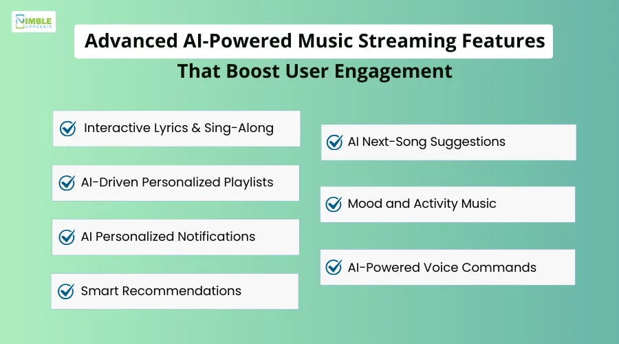 Advanced AI Powered Music Streaming Features