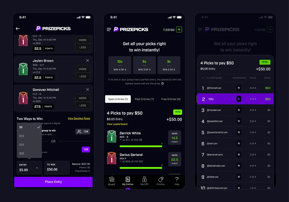 How To Develop An App Like PrizePicks