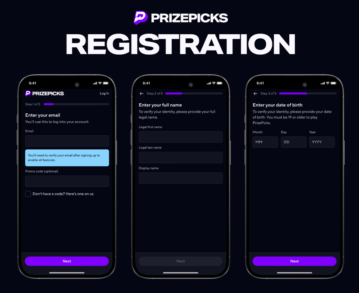 prizepicks app registration