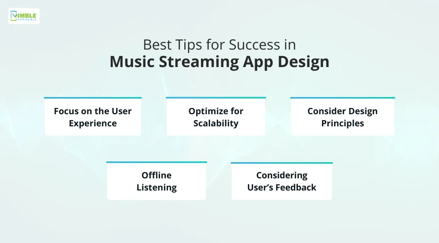 Best Tips for Success in Music Streaming App Design