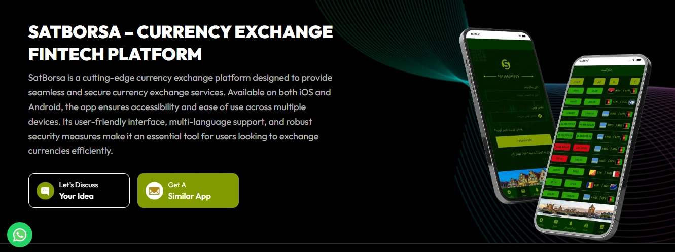 SatBorsa- Currency Exchange Fintech Platform
