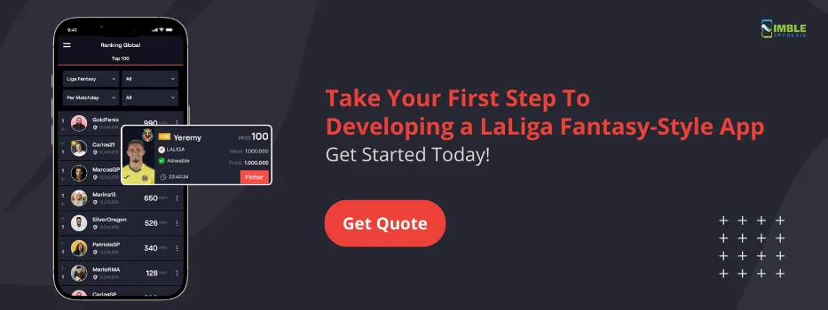 CTA_2 Take Your First Step to Developing a LaLiga Fantasy-Style App