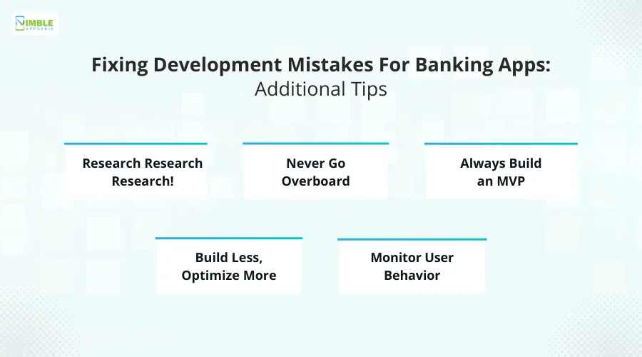 Fixing Development Mistakes for Banking Apps_ Additional Tips