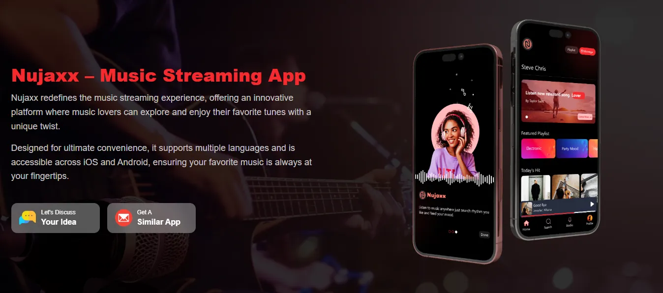Nujaxx-Music-Streaming-App