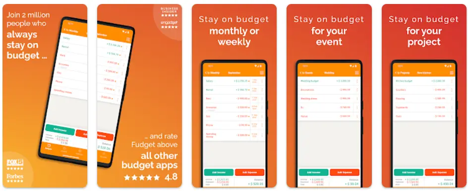 Fudget Budget App