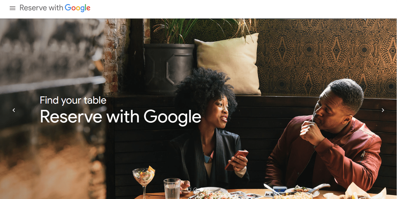 Reserve with Google