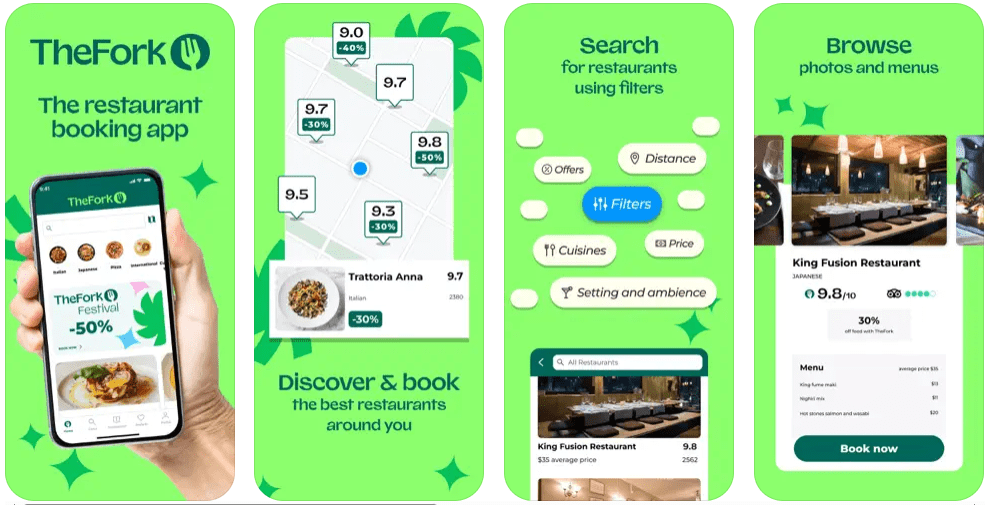TheFork - Restaurant bookings