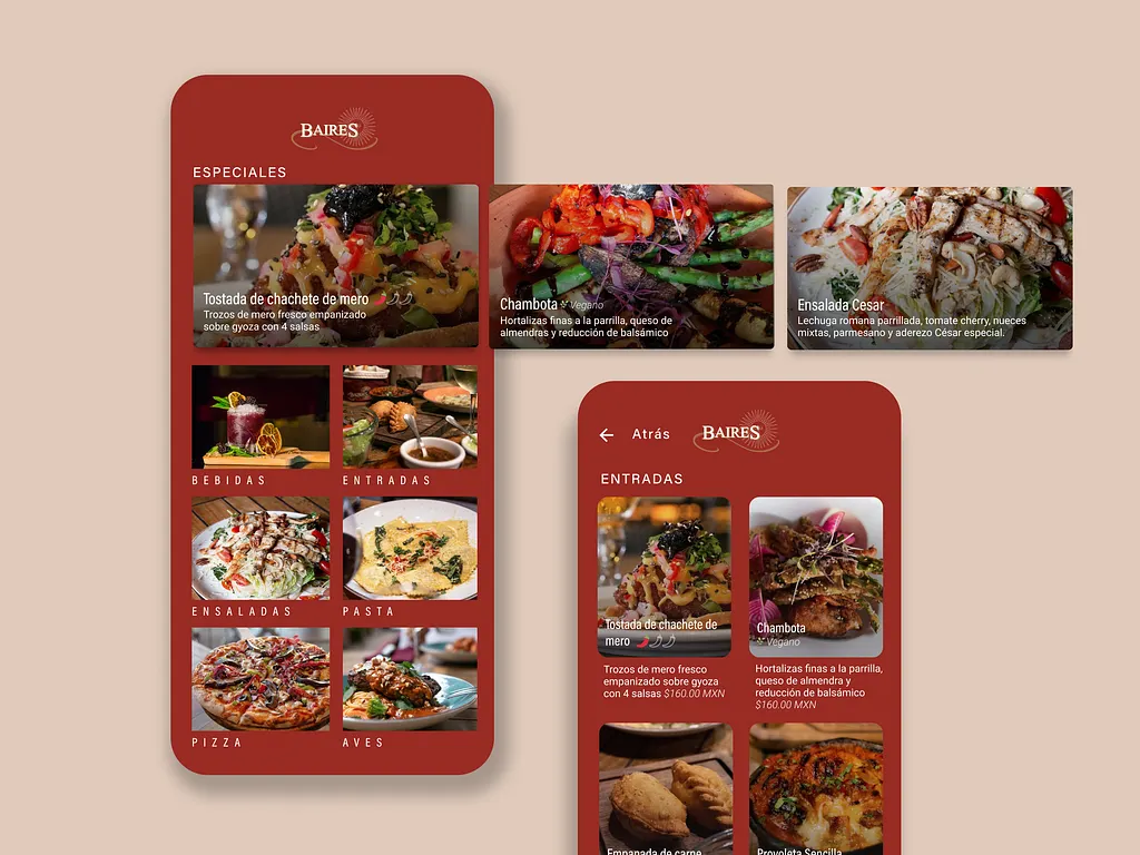 Digital Menu