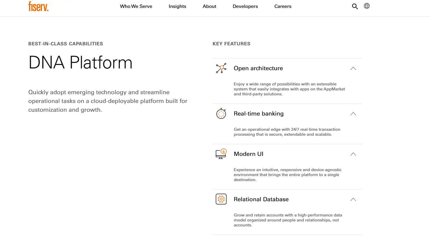 Fiserv DNA Core Banking System