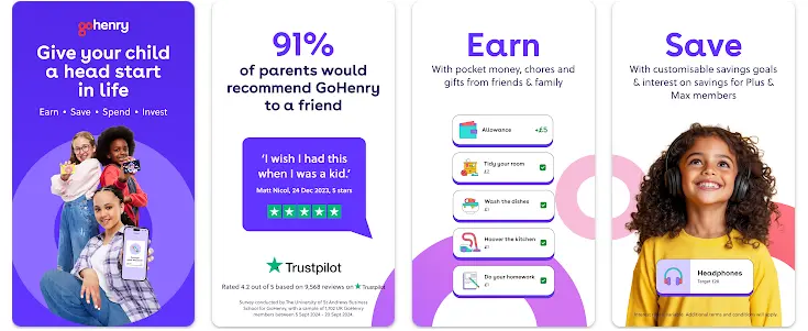 GoHenry financial literacy app