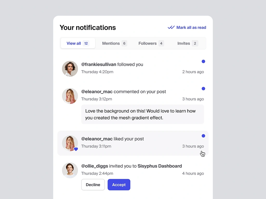 Notifications