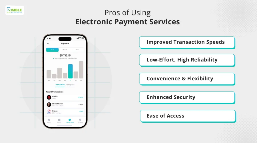 Pros of Using Electronic Payment Services
