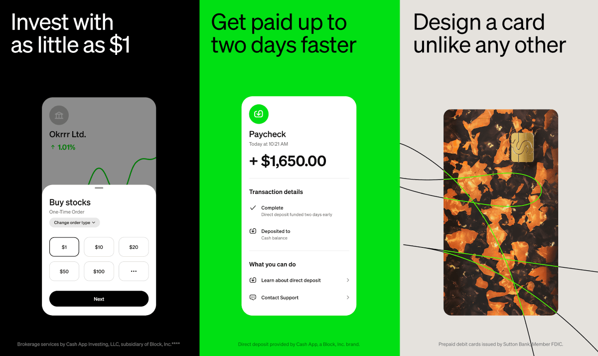 cash app features