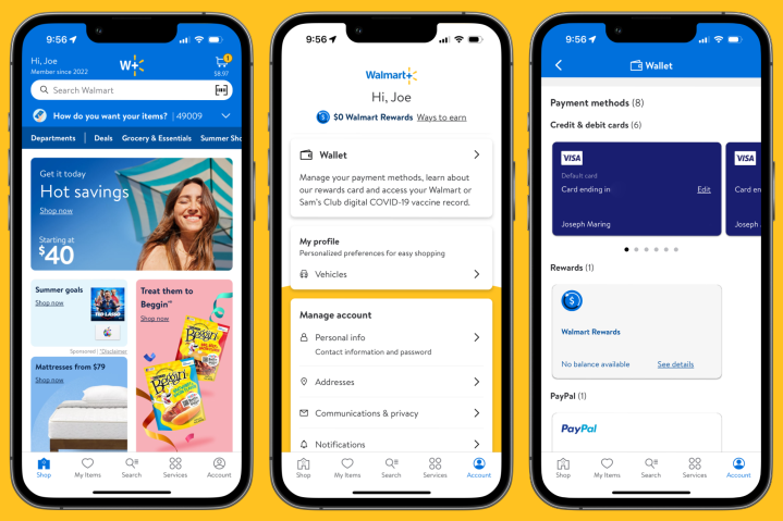 walmart pay digital wallet apps