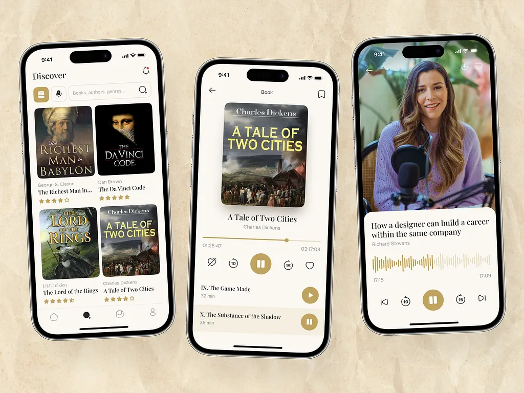 Podcasts and Audiobooks