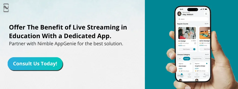 live streaming in education