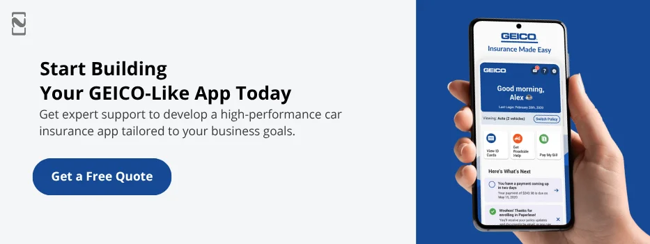 How to Develop an App Like GEICO 